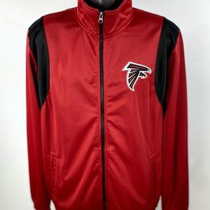 ATLANTA FALCONS NFL Full Zip Track Jacket RED L XL 2X